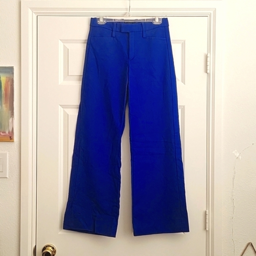 Banana republic blue high waisted trousers